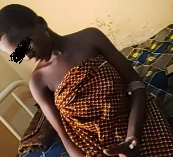A 12 year old girl, Ilobekeme Omije, who was allegedly raped by her 40-year-old neighbor in Edo state has welcomed a baby