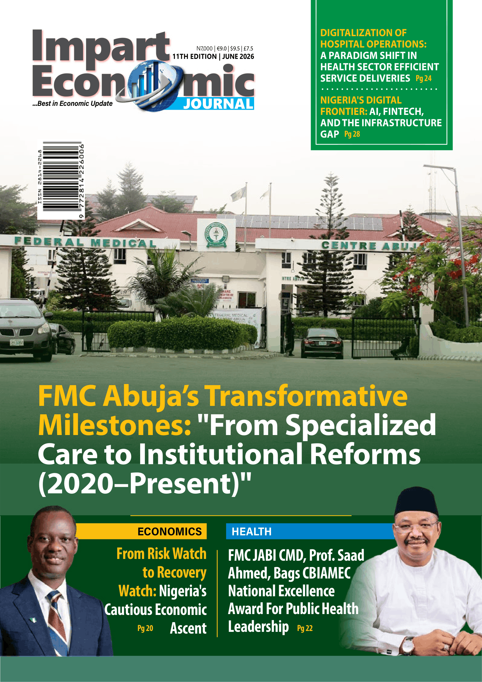 Revitalizing Nigeria’s Economy Through Health & Digital Reforms: Inside the June 2026 Impart Economic Journal